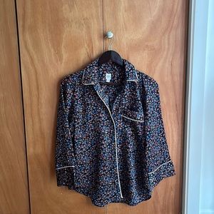 Silk Pajama Style Top!